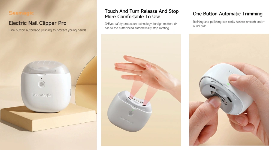 Picture of Xiaomi Seemagic Electric Automatic Nail Clipper Pro - White