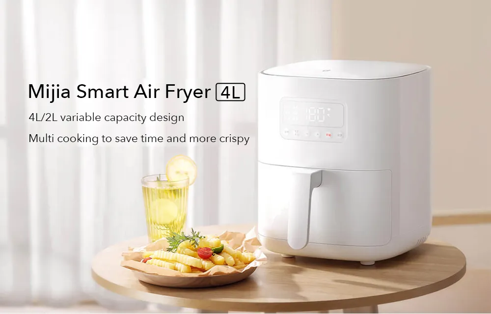 Picture of Xiaomi Mijia MAF03 Smart Air Fryer 4L with Mijia Apps Control 1500W High Power - White