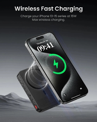 Picture of Power Bank
SHARGE
SHARGE CarbonMag 10000mAh 15W Wireless Power Bank - Black