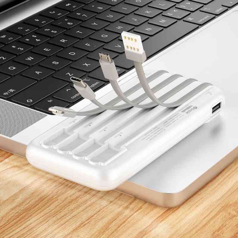 Picture of Biaze YD5 10.5W 10000mAh Four Cable Power Bank - White