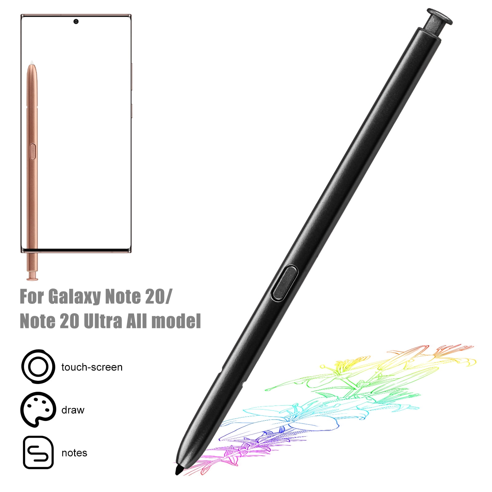 Picture of SAMSUNG Galaxy Replacement S-Pen for Note 20/Note 20 Ultra – Black - Black
