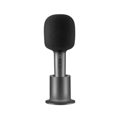 Picture of Xiaomi Mijia K Song Microphone Bluetooth Videoke Mic KTV Stereo Rechargeable Dsp Karaoke Speaker - Black