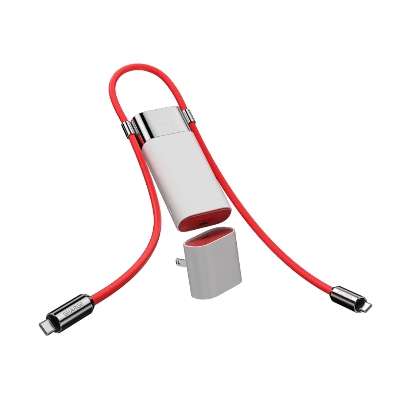 Picture of Sharge Pouch 10000mAh Power Bank 3 in 1 Portable Charger Co-Created with OnePlus POC - White