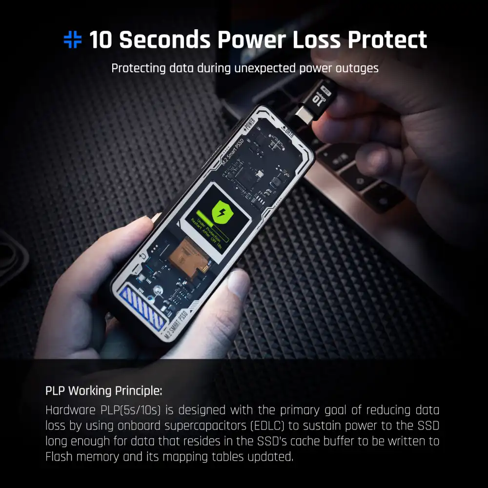 Picture of Dockcase Explorer Edition Smart M.2 NVMe SSD Enclosure Pro - Black