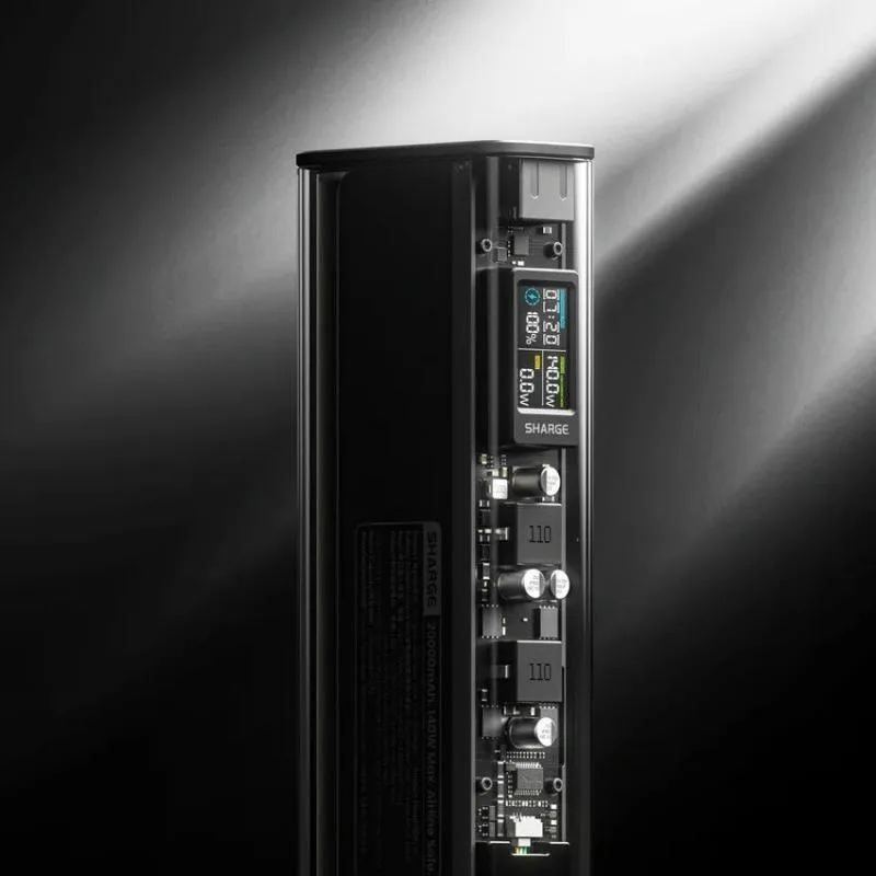 Picture of Shargeek 140 20000mAh Power Bank - Black