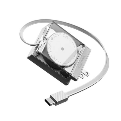 Picture of SHARGE Retractable 65W GaN Power USB C Wall Charger - Black