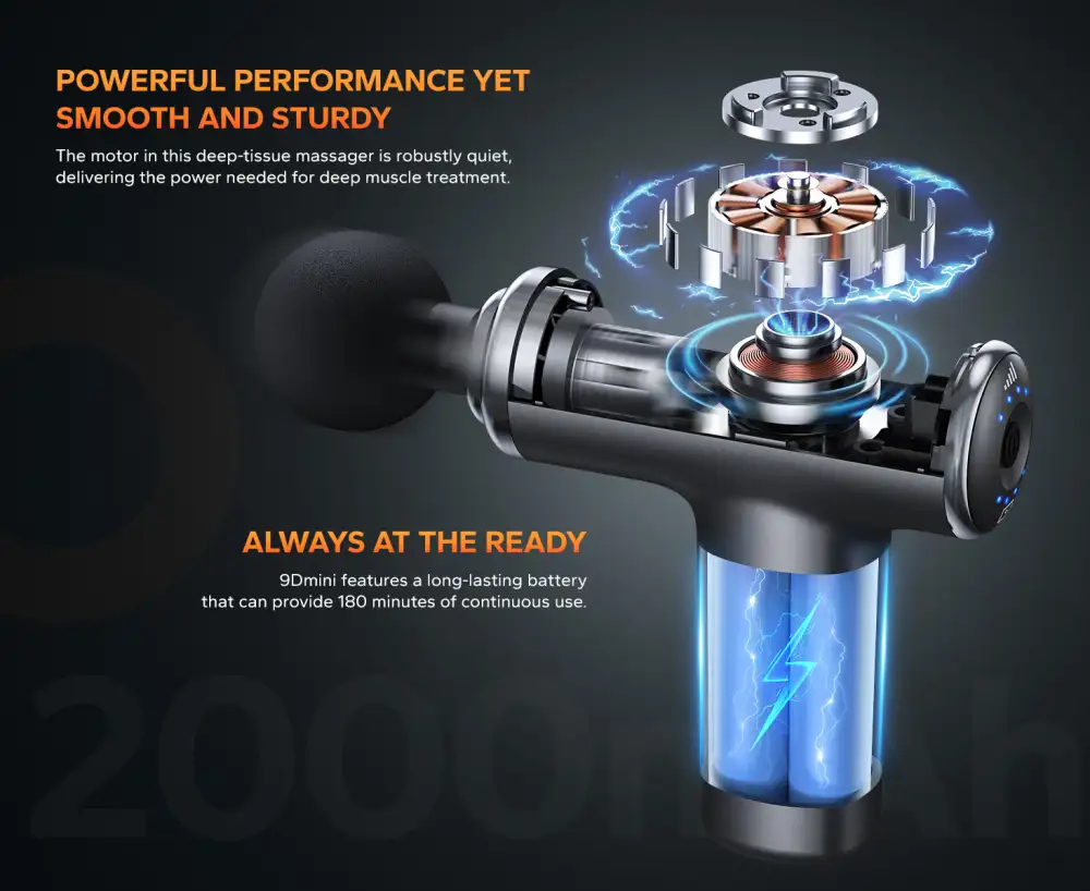 Picture of Massagers
Merach
MERACH 9D Mini Massage Gun (MR-M010B2) - Black