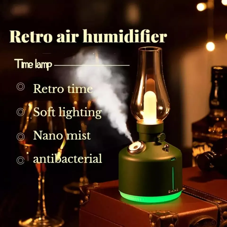 Picture of Vintage Lamp Retro Aroma Humidifier - Black