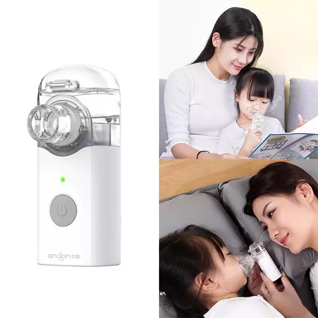 Picture of Xiaomi Youpin Andon Portable Micro-atomizer Nebulizer Mini Handheld Inhaler Respirator - White