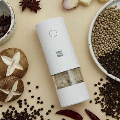 Picture of Xiaomi Huohou Automatic Electric Pepper Salt Grinder - White