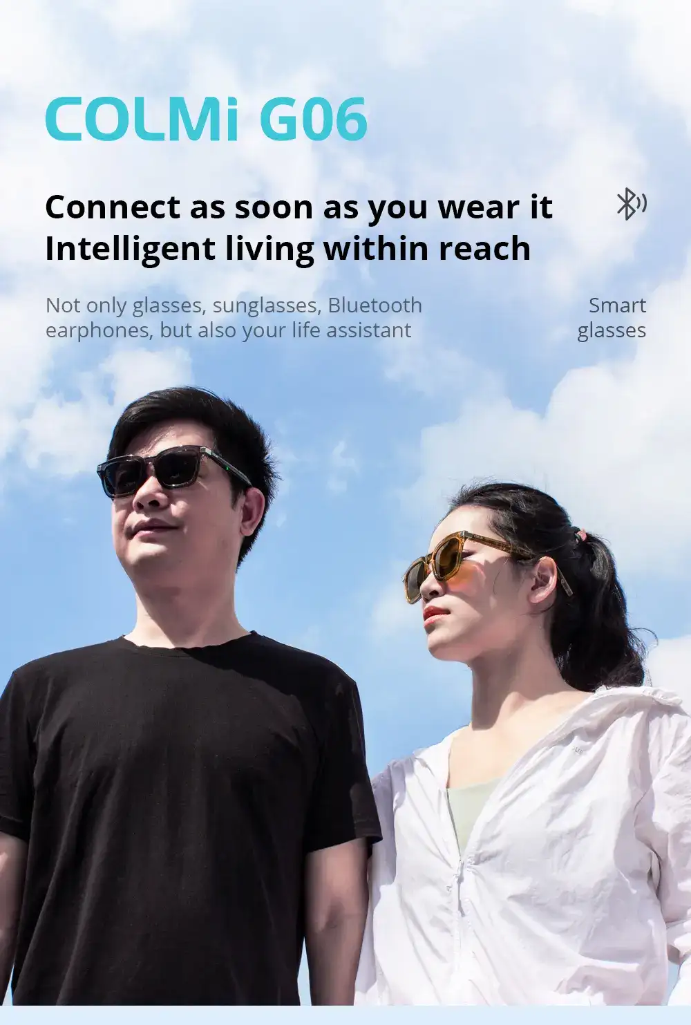 Picture of COLMI G06 Smart Glasses - Black