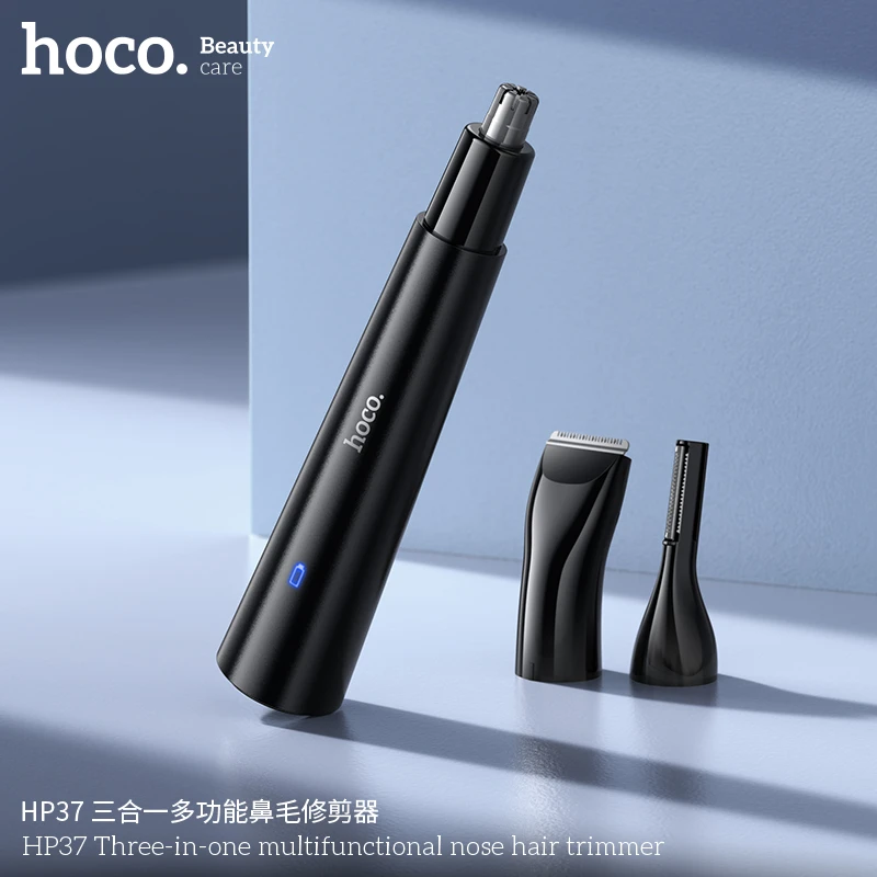Picture of Hoco HP37 3-in-1 Multi-Functional Nose Hair Trimmer - Black