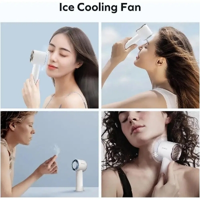 Picture of Momax Ultra Freeze Portable Icy Cooling Fan - White