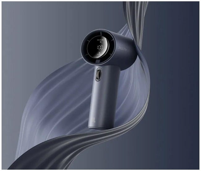 Picture of JISULIFE HANDHELD FAN PRO1(FA53 ABS VERSION) - GREY BLUE - Black