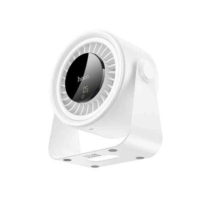 Picture of Hoco HX66 Dual Outlet High Airflow Desktop Circulating Fan - White