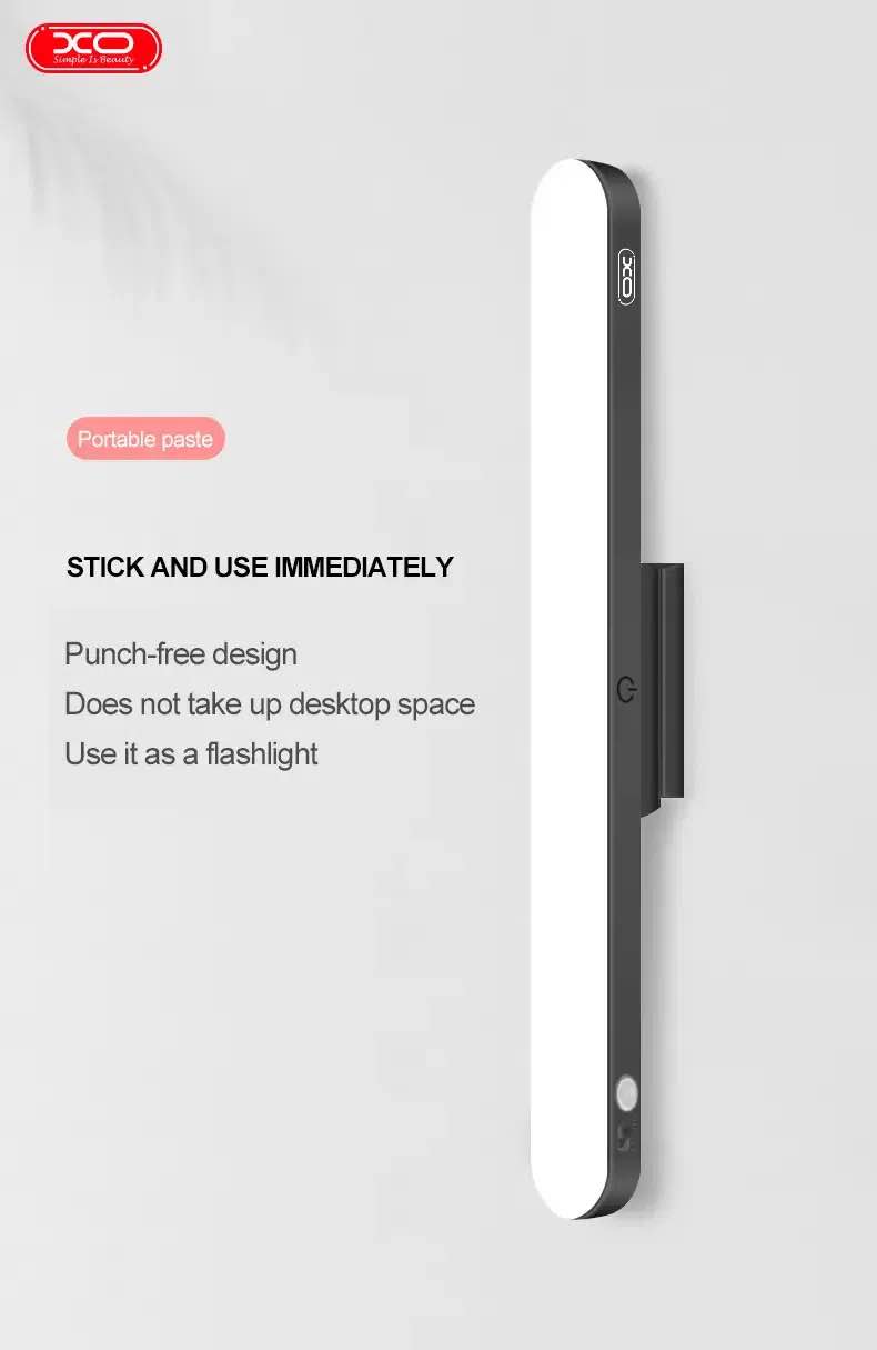 Picture of XO 3M Adhesive Rechargeable LED Light with 1200mA(18650) Battery (XO-YH08B) - Black