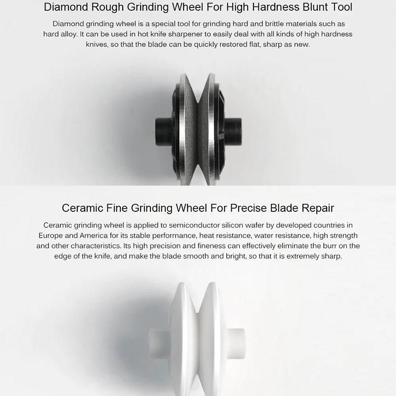 Picture of Xiaomi Huohou Knife Sharpener 2 Stages Professional Kitchen Sharpening Tool - Black