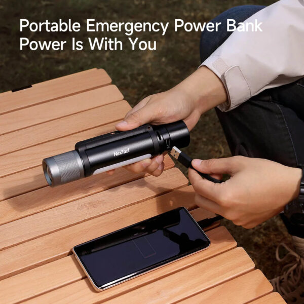 Picture of NexTool Outdoor 12 in 1 Thunder Music Flashlight 900lms - Black