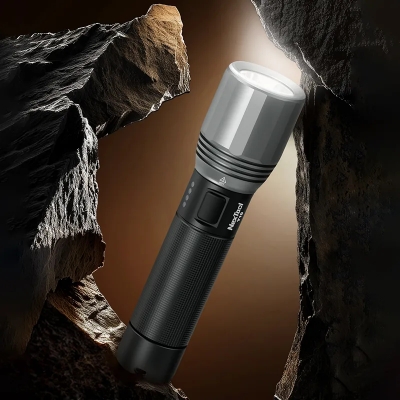 Picture of Xiaomi Nextool T10 2000Lumens 7 Modes High Power LED Rechargeable Flashlight (NE20343 - Black