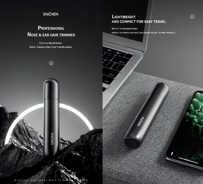 Picture of Enchen EN005 Electric Nose Hair Trimmer - Black