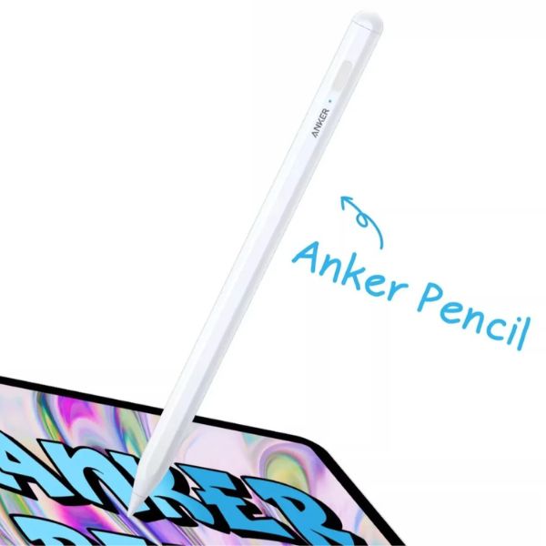 Picture of Anker Capacitive Stylus Pen Inexpensive Alternative to the Apple Pencil - White