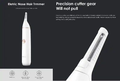 Picture of Xiaomi Soocas N1 Eyebrow Sharp Blade Nose Hair Trimmer - White