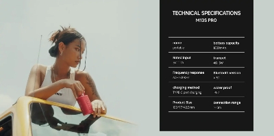 Picture of Sanag M13S Pro Bluetooth Waterproof Wireless Speaker - Black