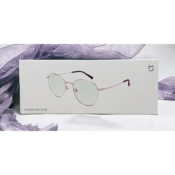 Picture of MI Computer Glasses Titanium Light Brown (HMJ01RM) - Black