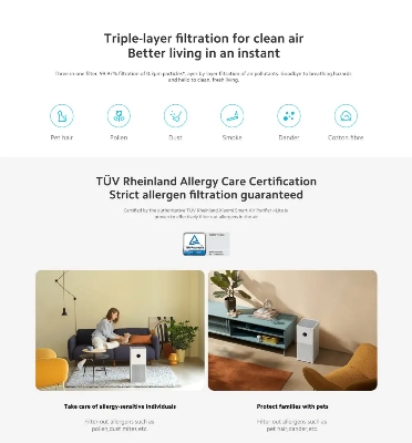 Picture of Xiaomi Smart Air Purifier 4 Lite - White