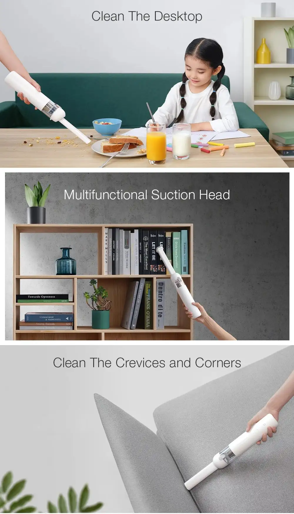 Picture of XIAOMI Mijia Handheld Vacuum Cleaner Portable Handy Vacuum Cleaner - White