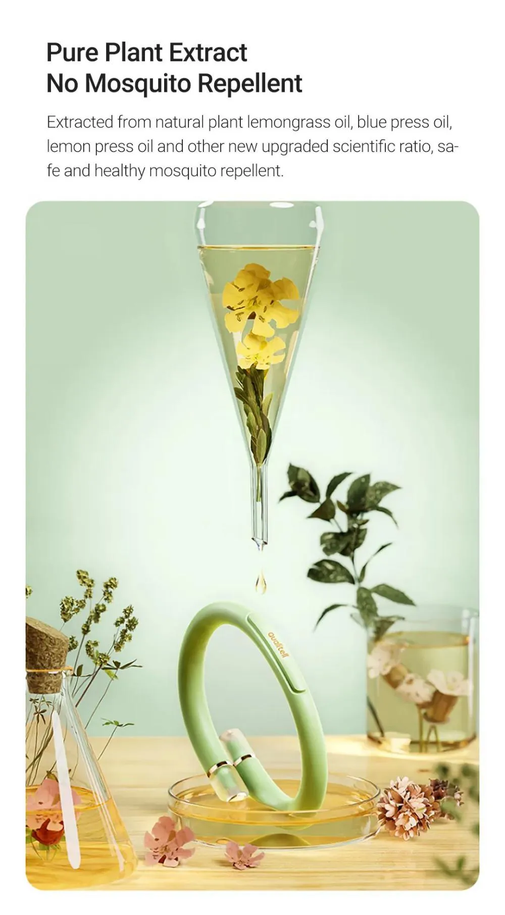 Picture of Qualitell Q1 Anti Mosquito Bracelet - Green