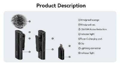 Picture of Bebird Note5 Pro Ear Wax Removal Tool Camera Ear Cleaner with Light - Black