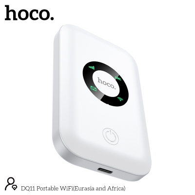 Picture of Hoco DQ11 4G Pocket Router WiFi 6 | 12-Hour Backup | Supports All BD SIM - White