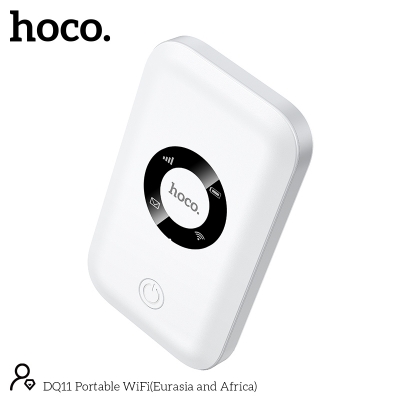 Picture of Hoco DQ11 4G Pocket Router WiFi 6 | 12-Hour Backup | Supports All BD SIM - White