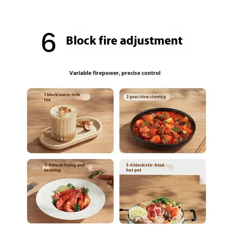 Picture of Xiaomi Mijia N1 2100W Portable Induction Cooker with 6-Speed Heating & Double Thickened Coil - Black