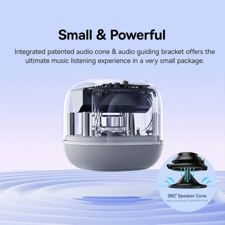 Picture of Baseus AeQur V2 Portable Bluetooth Speaker - White