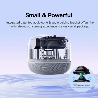 Picture of Baseus AeQur V2 Portable Bluetooth Speaker - White