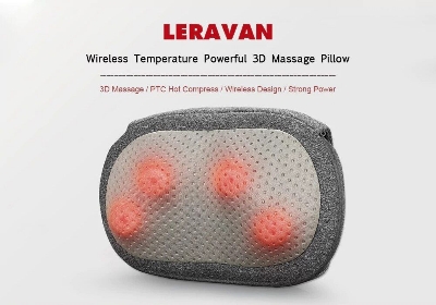 Picture of Xiaomi Lefan Smart Wireless 3D Massage Pillow One-touch Operation - Black
