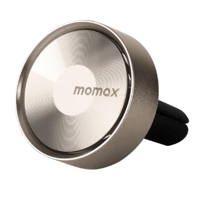 Picture of MOMAX CR12 1-Car Relaxaire Small Ring Aluminum Alloy Air Outlet Aromatherapy(Titanium Gold) - Gold