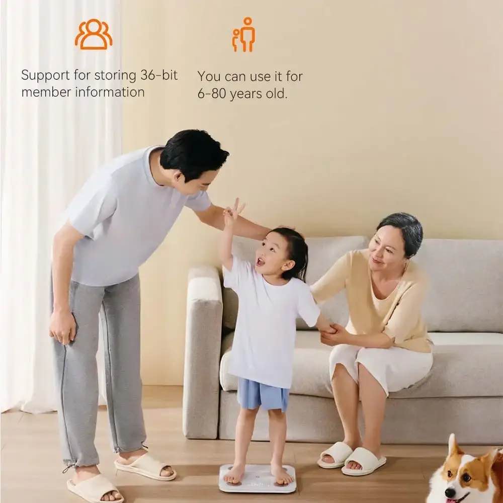 Picture of Mijia Eight Electrodes Body Fat Scale S800 Dual Band (MJTZC04YM) - White