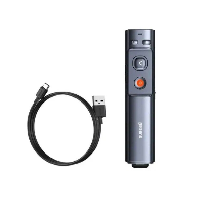 Picture of Baseus Orange Dot Wireless Rechargeable Presenter - Black