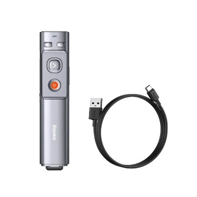 Picture of Baseus Orange Dot Wireless Rechargeable Presenter - Black