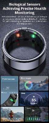 Picture of COLMI R12 Smart Ring with Display Screen and Touch - Black