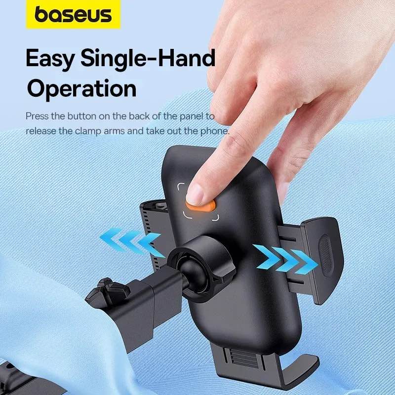 Picture of Baseus UltraControl Go Series Clamp-Type Phone Holder - Black