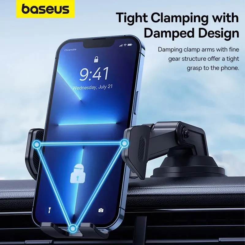 Picture of Baseus UltraControl Go Series Clamp-Type Phone Holder - Black
