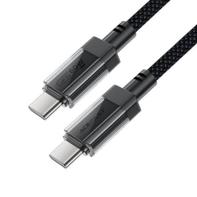 Picture of ACEFAST C12-03 60W USB-C to USB-C Charging Data Cable - Black