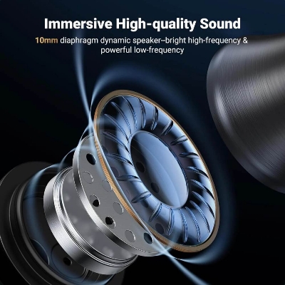 Picture of Ugreen Type C Earphone with Microphone - Black