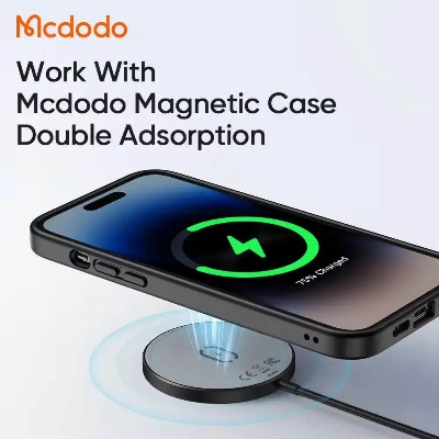 Picture of Mcdodo CH-4360 15W MagSafe Magnetic Wireless Charger - Black