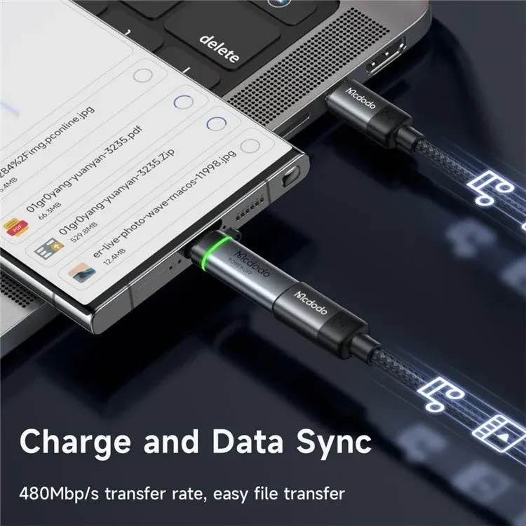 Picture of MCDODO OT-2450 USB-C to USB-C 100W Auto Po - Black