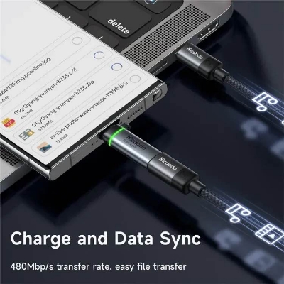 Picture of MCDODO OT-2450 USB-C to USB-C 100W Auto Po - Black